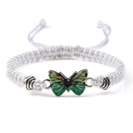 Butterfly Buckle Braided Bracelet