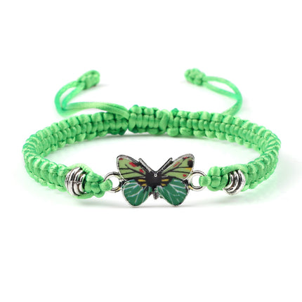 Butterfly Buckle Braided Bracelet