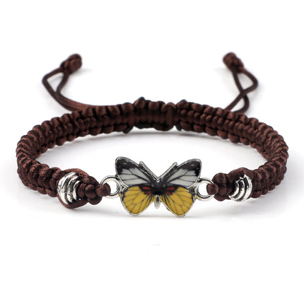 Butterfly Buckle Braided Bracelet