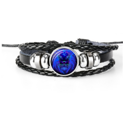 Zodiac Braided Bracelet For Men Women Kids