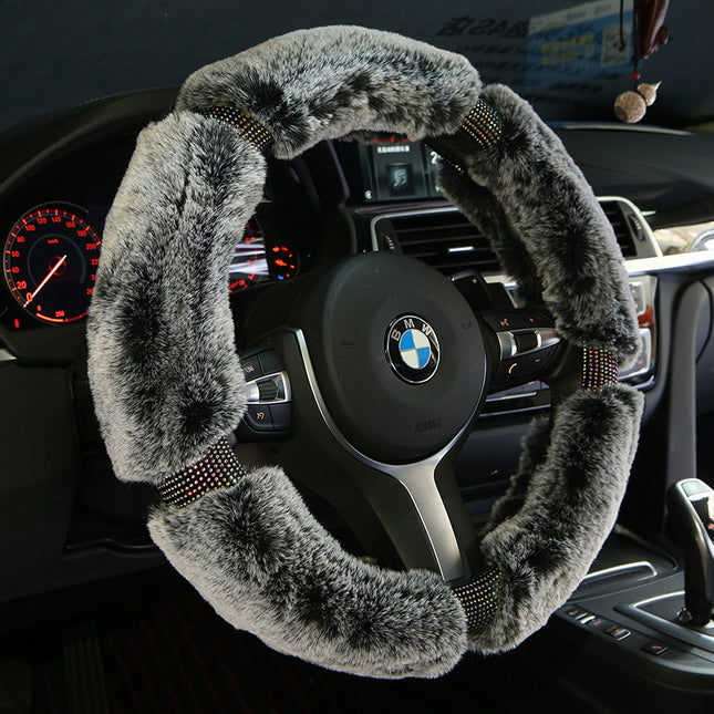 Car Steering Plushy Wheel Cover