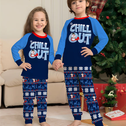 Christmas Snowflake Printed Matching Pajamas (Family Set)