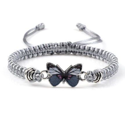 Butterfly Buckle Braided Bracelet