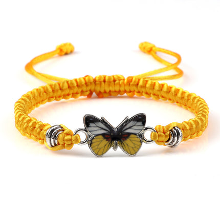 Butterfly Buckle Braided Bracelet