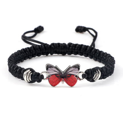 Butterfly Buckle Braided Bracelet