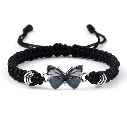 Butterfly Buckle Braided Bracelet