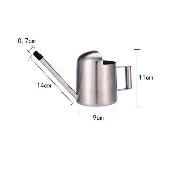 Stainless Steel Long Nozzle Watering Kettle Small