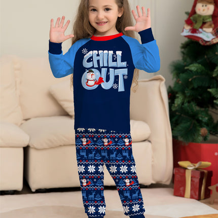 Christmas Snowflake Printed Matching Pajamas (Family Set)