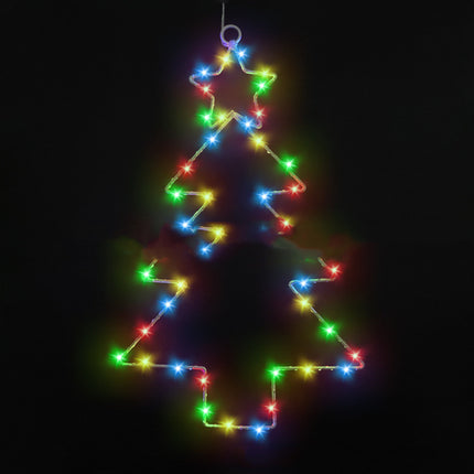 Christmas Tree Shaped LED Curtain Lights for Decorations