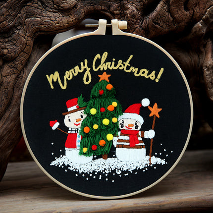 Christmas Cartoon Pendant Round Living Room Decoration