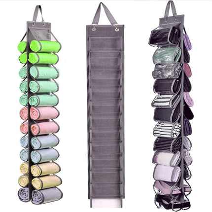 24 Grid Hanging Wardrobe Rack