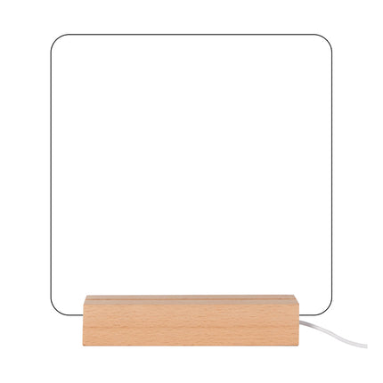 Luminous Transparent Acrylic Message Board