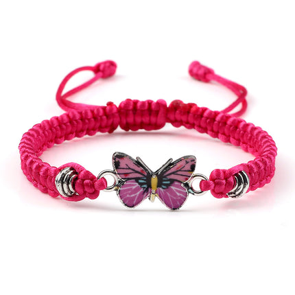 Butterfly Buckle Braided Bracelet