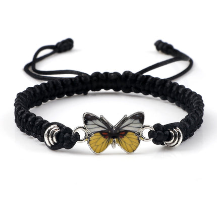 Butterfly Buckle Braided Bracelet