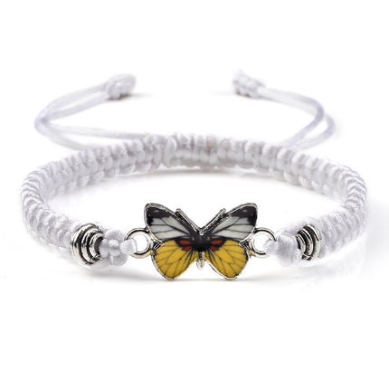 Butterfly Buckle Braided Bracelet