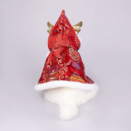 Christmas Pet Satin Cloak