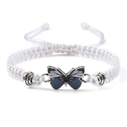 Butterfly Buckle Braided Bracelet