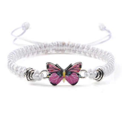 Butterfly Buckle Braided Bracelet