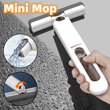 Portable Mini Glass Wiper & Floor Cleaning Mop