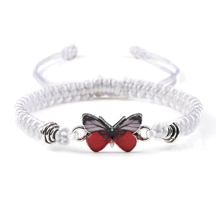 Butterfly Buckle Braided Bracelet