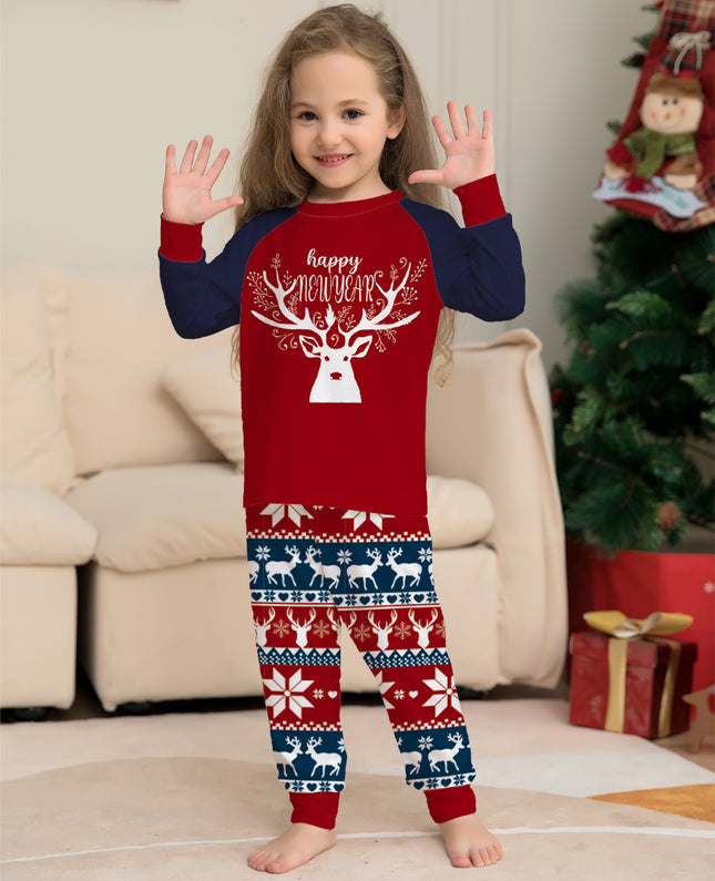 Christmas Matching Elk Pajamas Suit (Family Set)