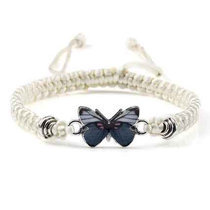 Butterfly Buckle Braided Bracelet